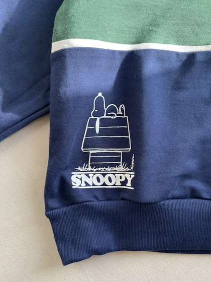 دورس یقه دار سورمه ای Snoopy ترک برند Mavi کد 258