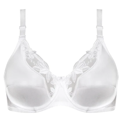 سوتین زنانه لین مدل لبه گیپوری فنردار کد 4681-521