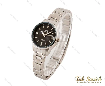 ساعت کیو اند کیو زنانه سوپریور نقره ای مشکی Q_Q-3502-L