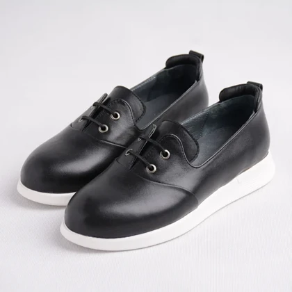 کفش چرم کالج زنانه 6078