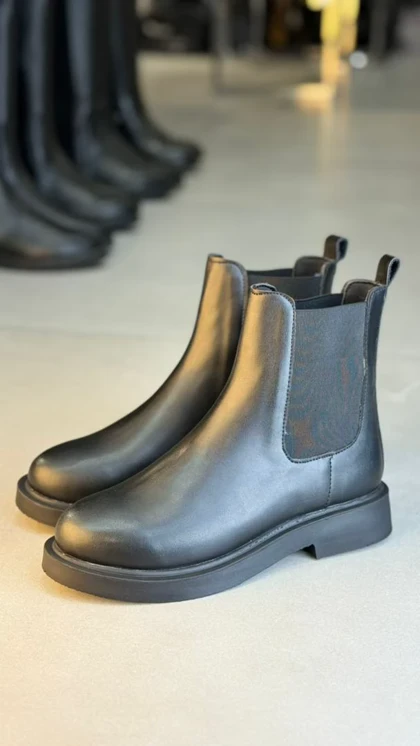 6374 - نیم بوت دوکش ساده 6374