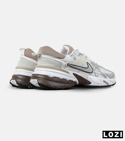 کفش کتانی مردانه و زنانه سفید طوسی قهوه ای Nike cushlon مدل 6273