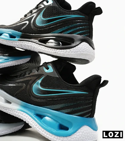 کفش کتانی مردانه مشکی آبی NIKE pegasus 33 مدل 3171