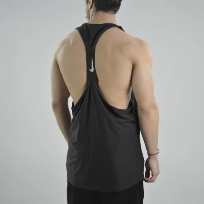 رکابی ورزشی پشت کش دار مردانه نایک مدل VHD-Dri Fit-4K0998 مشکی