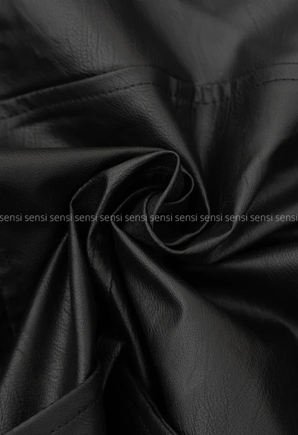 بایکر چرم یقه ایستاده کد1004937