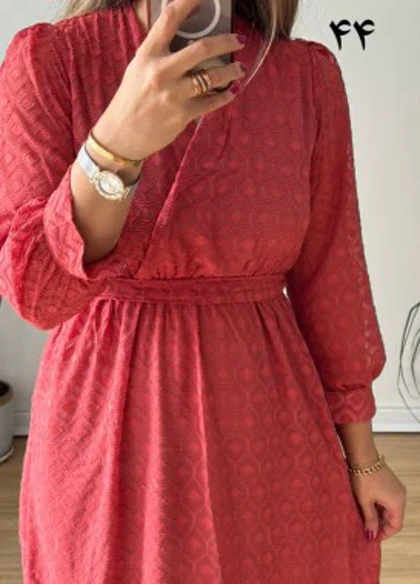 پیراهن حریر سرمه سری 20