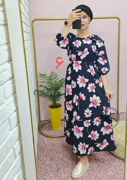 پیراهن آستین چتری