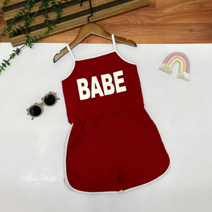 رامپر دخترانه مدل BABE