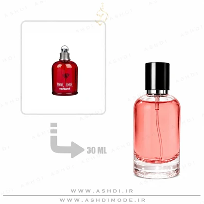 عطر ادکلن کاشارل آمور آمور زنانه 30 میل اشدی Cacharel Amor Amor for Women 30ml ASHDI Extra Parfum