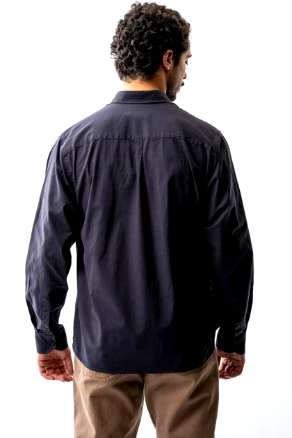 پیراهن آستین بلند دو جیب رگولار مردانه