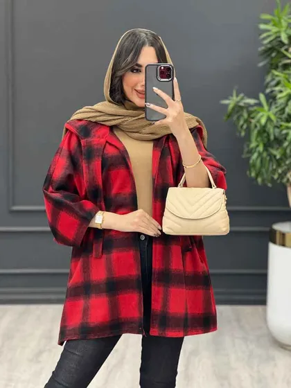 پالتو خفاشی بغل دکمه