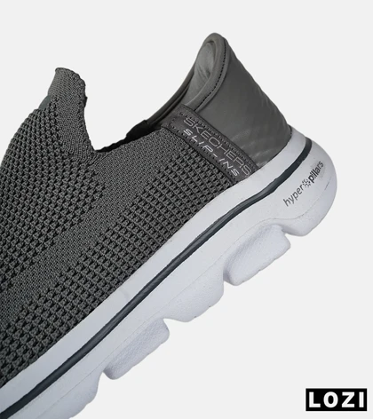 کفش کتانی طبی ورزشی خاکستری SKECHERS Slip-Ins مدل 8858