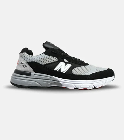 کفش کتانی بزرگ پا مشکی طوسی NEW BALANCE 993