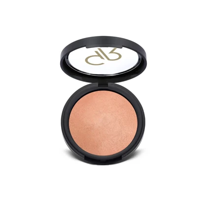 رژگونه پودری گلدن رز, مدل Terracota Stardust شماره 107