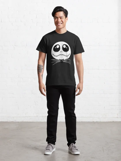 تیشرت کابوس پیش از کریسمس تیشرت Nightmare Before Christmas طرح Cute Jack Skellington Classic