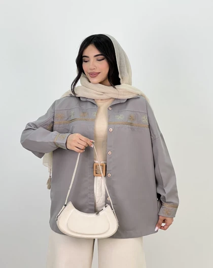 شومیز گلدوزی سالومه(72)کد:5165