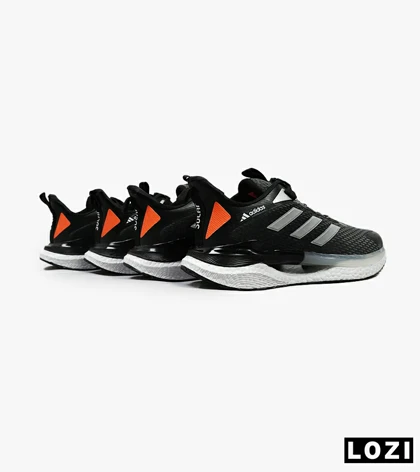 کفش کتانی مردانه و زنانه مشکی نوک مدادی ADIDAS Solar disk