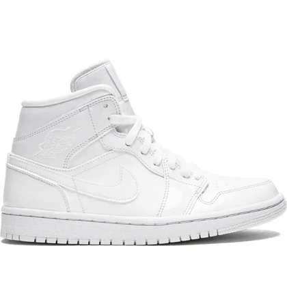 کتانی نایک ایر جردن1 سفید ساق‌دار مستر کوالیتی Nike Air Jordan1 Triple White sneakers
