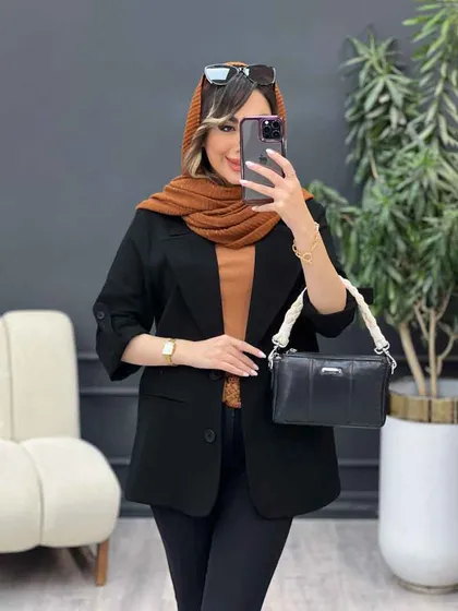 مانتو آستین پاگن نسترن