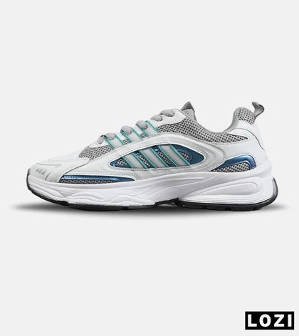 کتانی ورزشی آدیداس الترابوست سفید آبی مدل 8805 خرید کفش رانینگ Adidas Ultraboost