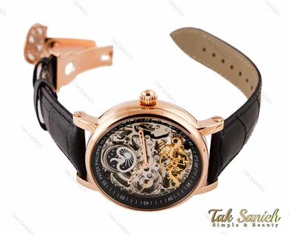 ساعت پتک فیلیپ اتوماتیک مردانه صفحه اسکلتون Patek-2856-G
