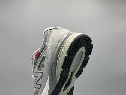 کتانی نیوبالانس 990 وی4 طوسی قرمز/ New Balance