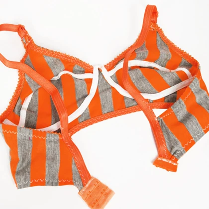 سوتین راه راه بدون فنر کد 103013