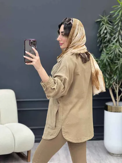 مانتو چهار جیب مهلا