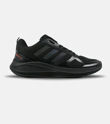 کفش کتانی مردانه و زنانه مشکی هولوگرامی ADIDAS adizero SL مدل 7636