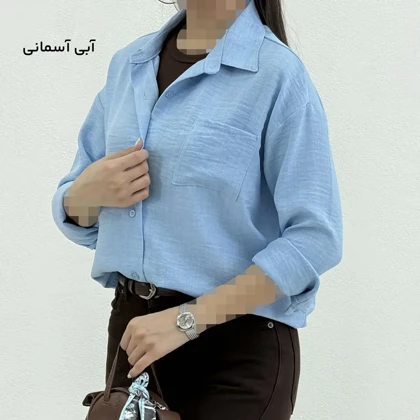 شومیز زنانه تک جیب شیک و آزاد