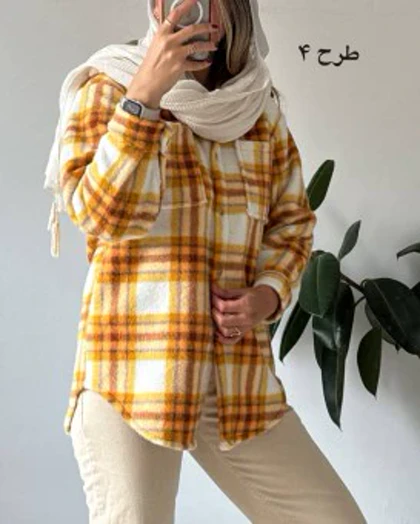 شکت پشمی چهارخونه کیمیا