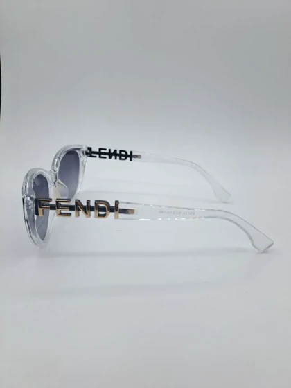 عینک آفتابی زنانه پلاریزه UV400 طرح FENDI آبی سفید