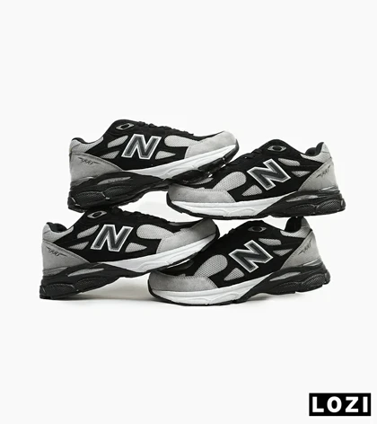 کفش کتانی مشکی طوسی NEW BALANCE 990