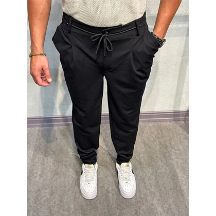 شلوار مام فیت پارچه ای