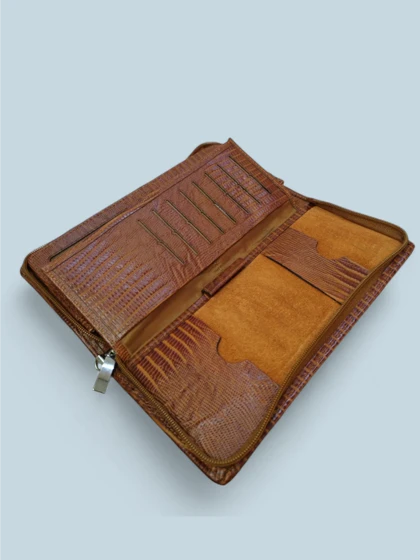 کیف مدارک و دسته چک مچی مردانه چرمی مدل جاستین
