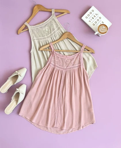 تاپ نخ کریشه فانتزی کد 1651