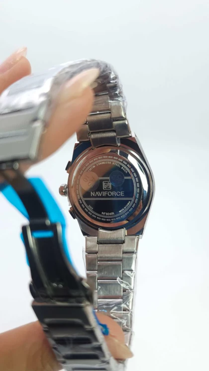 ساعت مچی زنانه نیوی فورس Naviforce 8048 کرنوگراف 3موتور فعال