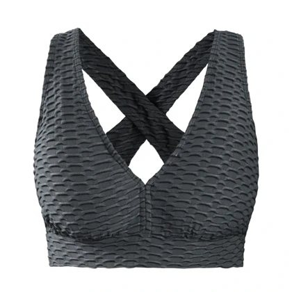 نیم‌تنه ورزشی زنانه مدل CT5420 طوسی تیره