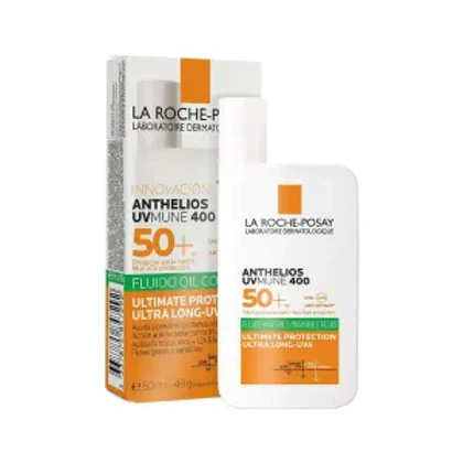 ضد آفتاب فلوئید کنترل چربی و مات‌کننده لاروش پوزای، مدل Anthelios UVMUNE 400، با SPF 50