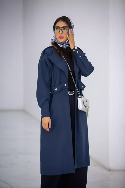 مانتو بارانی بلند پاگون دار