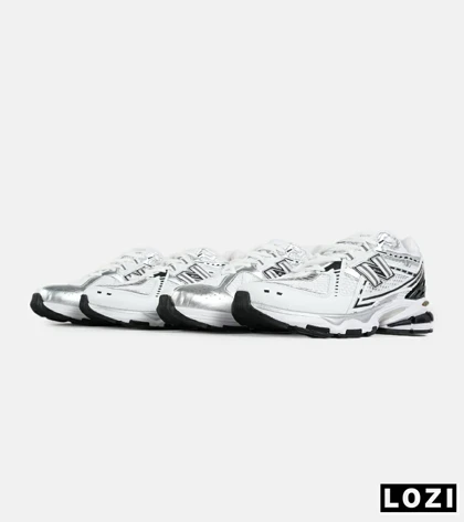 کفش کتانی مردانه و زنانه سفید مشکی New Balance 1906R مدل 7358