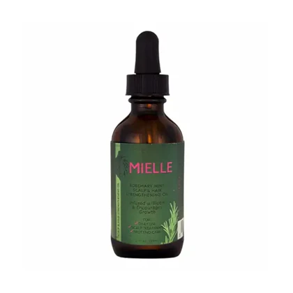 روغن تقویت‌کننده و محرک رشد پوست سر و مو میال، حاوی رزماری و نعنا Mielle Rosemary Mint Scalp & Hair Strengthening Oil