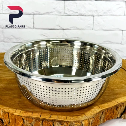 آبکش استیل سایز 28 گرد