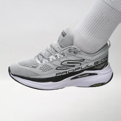 کفش و کتانی مردانه مدل اسکیچرز پرو SKECHERS PROPULSION رنگ طوسی کد 48347