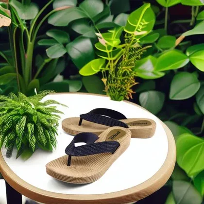 دمپایی لاانگشتی زنانه پاپا مدل ترمه