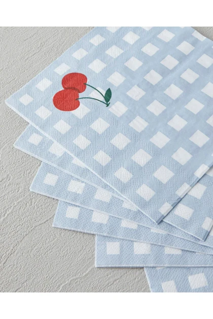 دستمال کاغذی English Home مدل Cherry Cherry کاغذی - آبی