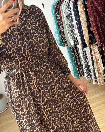 پیراهن حریر سرمه سری 19