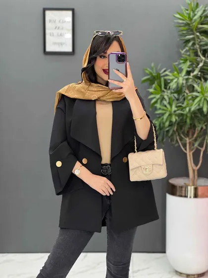 مانتو مازراتی آستین مثلثی