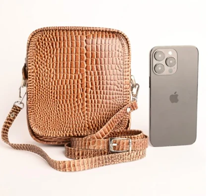 کیف چرم طبیعی دوشی کایسر موشی