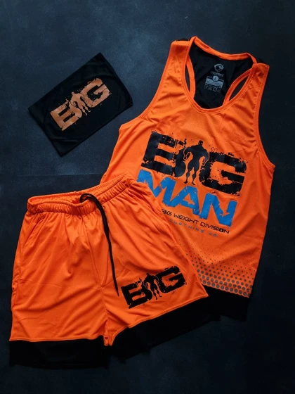 ست تاپ + شلوارک + اسکارف بیگ من